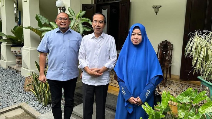 Andre Rosiade dan istri bertemu Jokowi di Solo. (dok. IG Andre Rosiade).