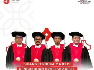 Empat Profesor Riset BRIN Dikukuhkan, Ini Bidang dan Prestasi Mereka