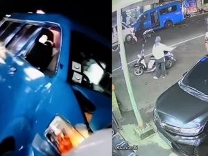 Video: Detik-detik Angkot Rem Blong hingga Adu Banteng di Puncak
