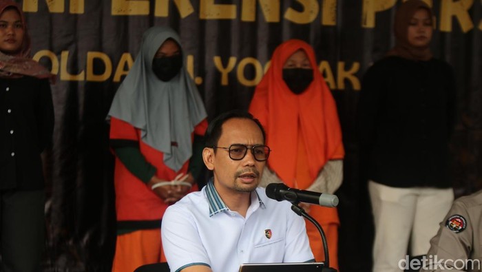 Dirreskrimum Polda DIY Kombes FX Endriadi saat rilis di Mapolda DIY, Kamis (12/12/2024).