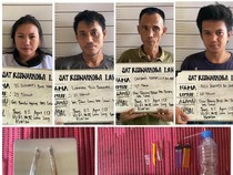Oknum Kades di Lahat dan 3 Rekannya Digerebek Saat Pesta Narkoba