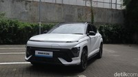Hyundai Kona Electric N-Line menjadi mobil pertama pabrikan yang mendapat sentuhan N-Line di Indonesia. Doc: Septian Farhan Nurhuda / detikOto.