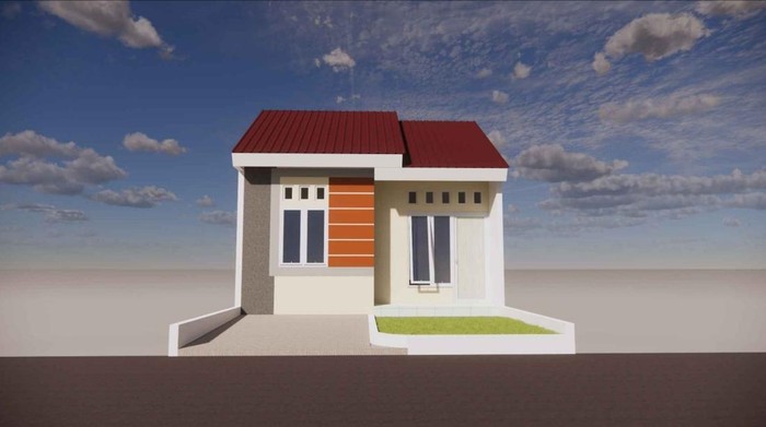 ilustrasi alternatif prototipe desain rumah subsidi
