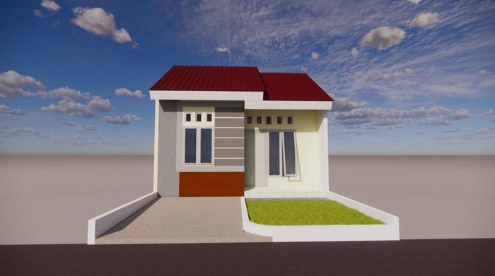 ilustrasi alternatif prototipe desain rumah subsidi