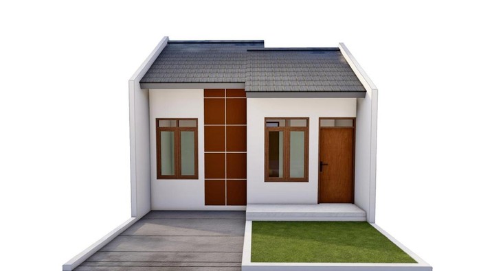 ilustrasi alternatif prototipe desain rumah subsidi