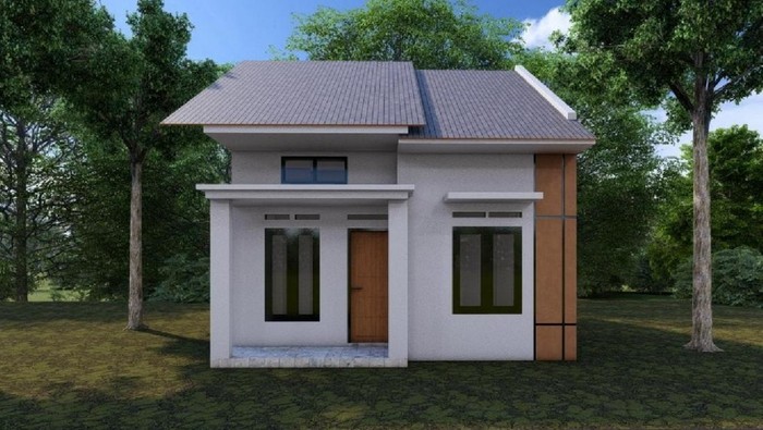 ilustrasi alternatif prototipe desain rumah subsidi