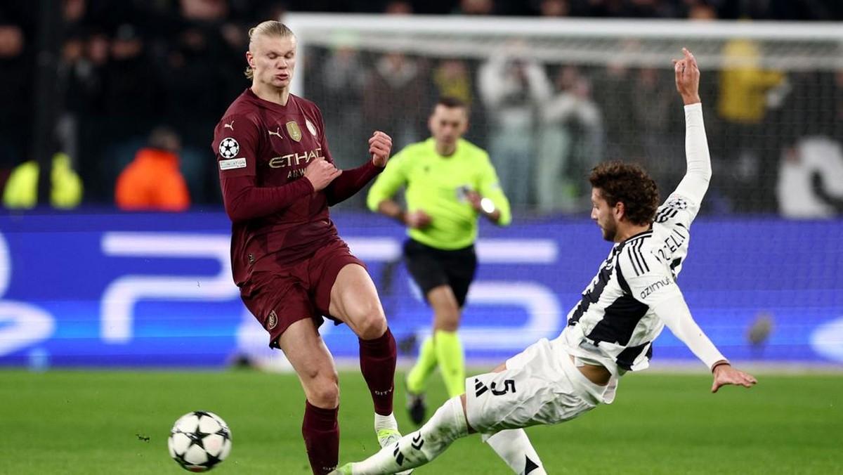 Juventus vs Manchester City 0-0 di Babak Pertama (REUTERS/Guglielmo Mangiapane)