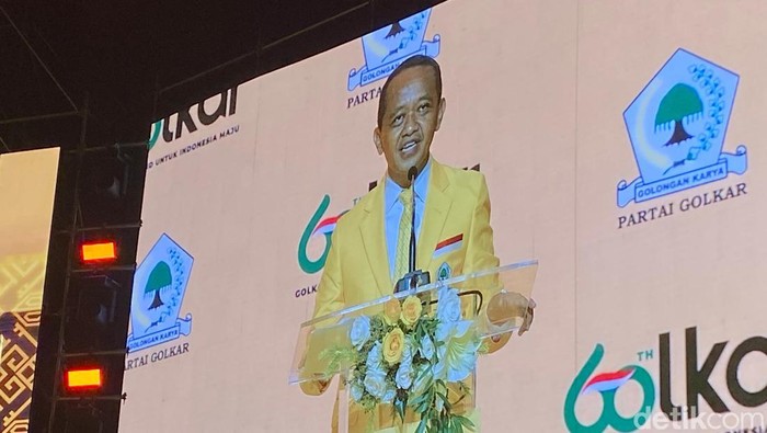 Ketua Umum Partai Golkar Bahlil Lahadalia. (Dwi/detikcom)