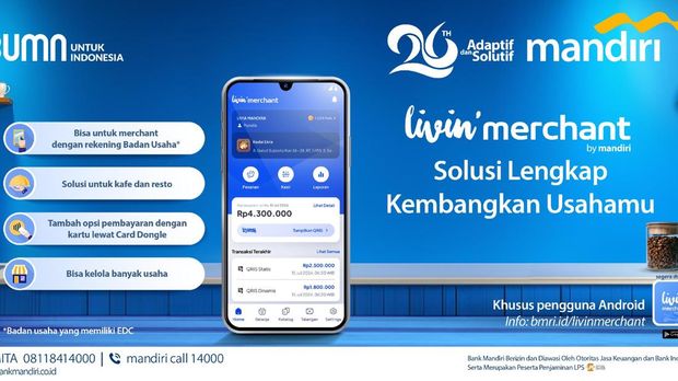Livin' Merchant Bank Mandiri