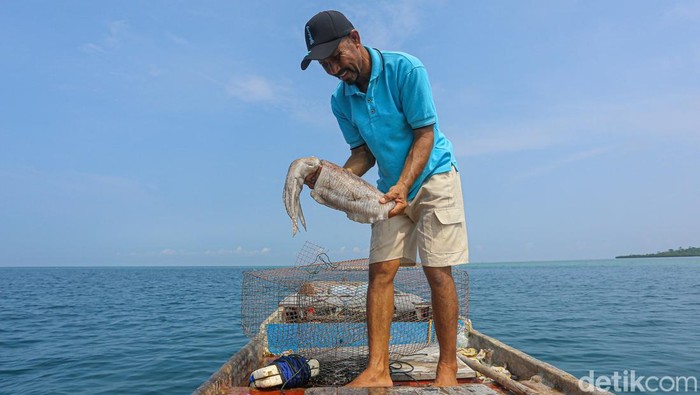 Mengubah Sotong Jadi Bisnis Camilan Renyah Nani (45) mengolah sotong menjadi cemilan di rumahnya di Desa Langara Tanjung Batu, Wawonii Barat, Sulawesi Tenggara.
