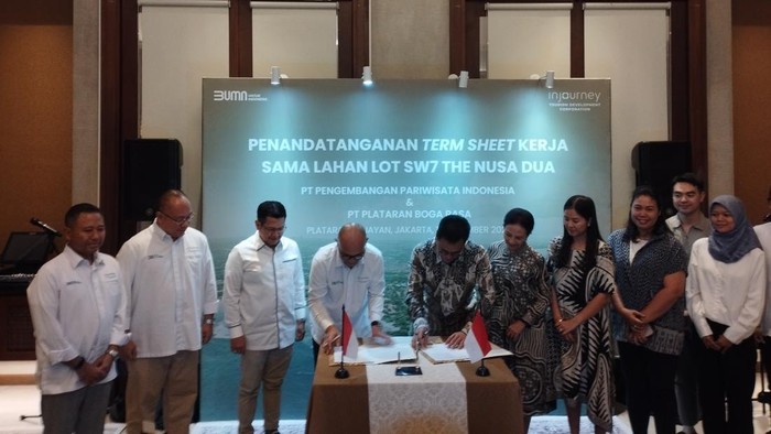 Acara penandatanganan kerja sama ITDC dan Plataran