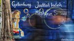 Mural Ajak Jaga Lingkungan dan Jauhi Narkoba Hiasi Tanjung Priok