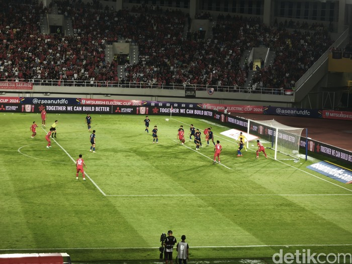 Pertandingan Timnas Indonesia melawan Laos pada fase grup B Piala AFF 2024 di Stadion Manahan Solo, Kamis (12/12/2024) malam.