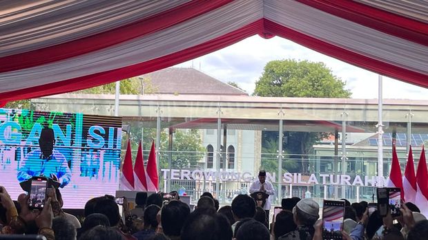 Prabowo resmikan Terowongan Silaturahim (Eva/detikcom)