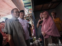 Pramono Anung Temui Pengungsi Kebakaran Kemayoran