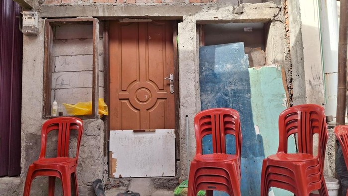 Rumah TKP penemuan mayat suami-istri di Cengkareng, Jakarta Barat.