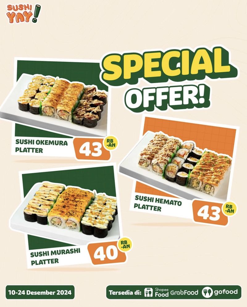 Serbu! 7 Promo Makanan Spesial 12.12, Burger hingga Bento