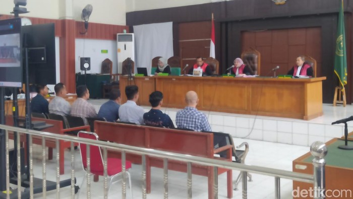 Sidang kasus korupsi PLTU di PN Palembang.