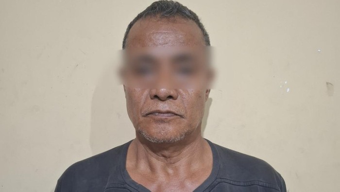 Tampang pelaku pemerkosaan anak kandung di Empat Lawang.