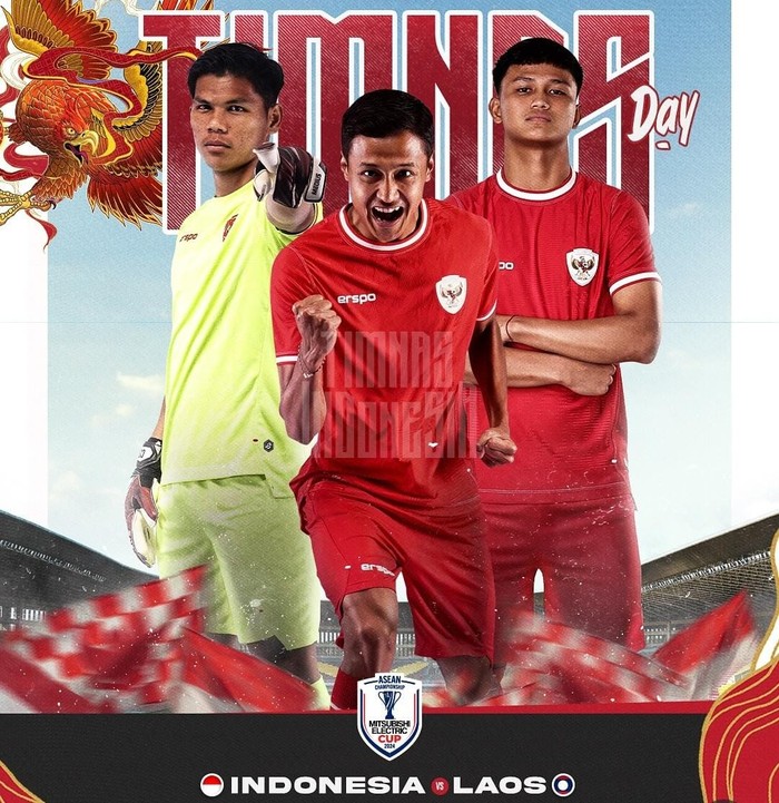 Timnas Indonesia Vs Laos di Piala AFF 2024.