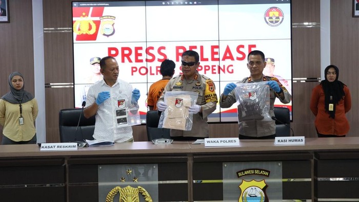 Wakapolres Soppeng AKBP Muhiddin Yunus merilis kasus kekerasan seksual terhadap anak di bawah umur hingga korbannya hamil.