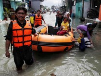 Lagi, Banjir Rob Terjang Muara Angke
