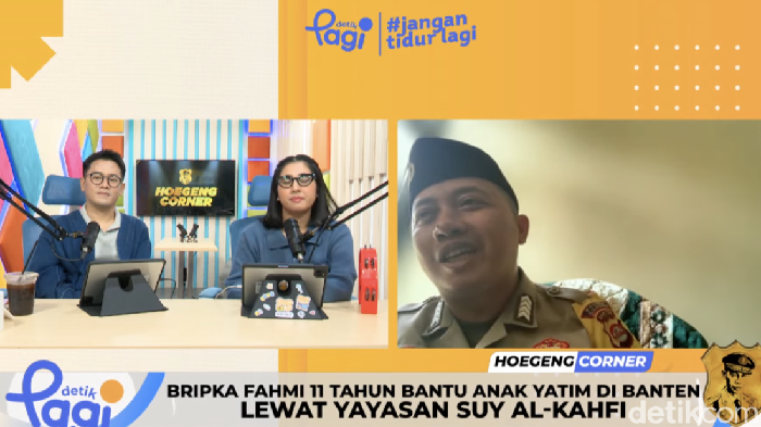 Bripka Fahmi di Hoegeng Corner