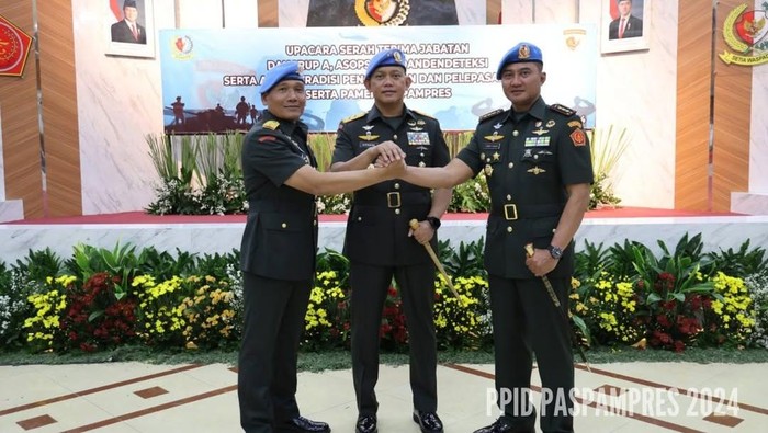 Danpaspampres Pimpin Sertijab Dangrup A Paspampres