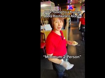 Ditolak Makan Sendirian di Resto Korea, Video TikToker Ini Viral