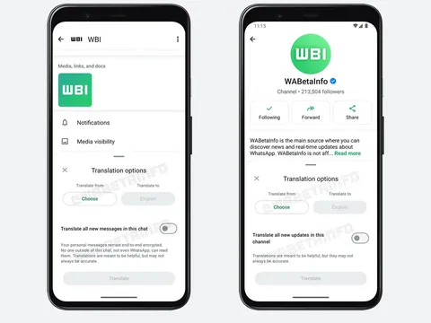 Fitur penerjemah baru di WhatsApp