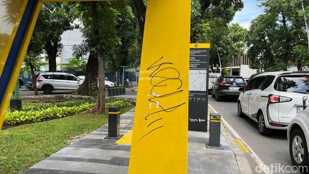 Halte baru di Jalan Wijaya Jaksel. (Diah/detikcom)