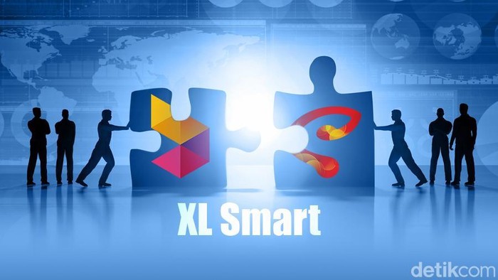 Ilustrasi Merger XL Axiata dan Smartfren Menjadi XLSmart