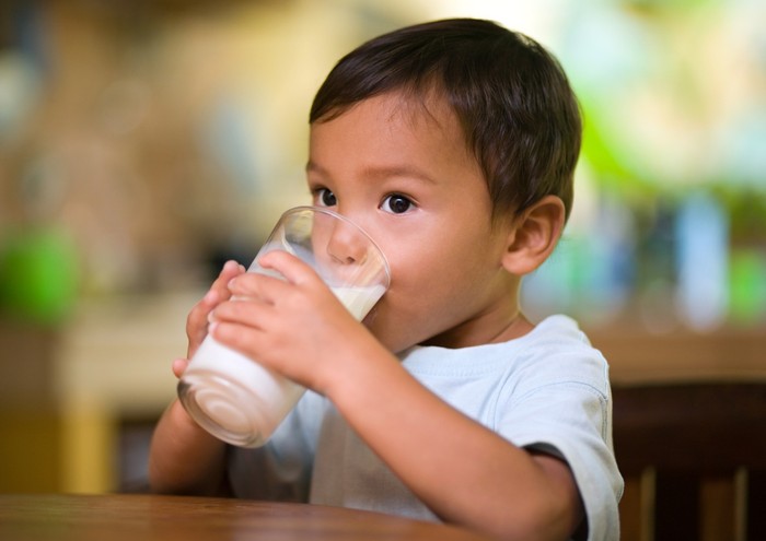 Ilustrasi Minum Susu