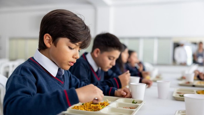 Ilustrasi program makan bergizi gratis