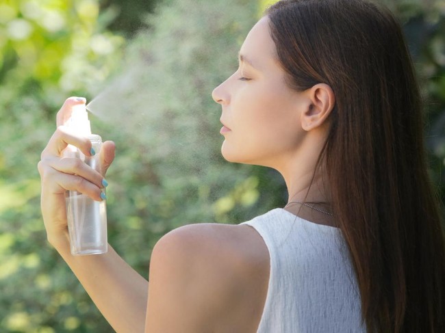 Ilustrasi setting spray