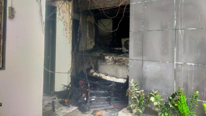 Kantor Dinsos Sumut kebakaran