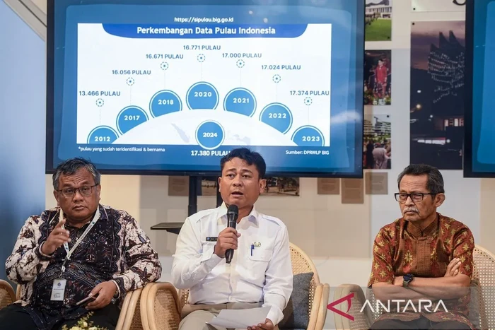 Kepala BIG Muh Aris Marfai (Muhammad Adimaja/ANTARA)