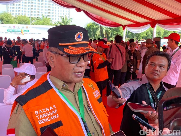 Kepala BPBD Jateng, Bergas Catursari, di Simpang Lima Semarang, Kota Semarang, Jumat (13/12/2024).