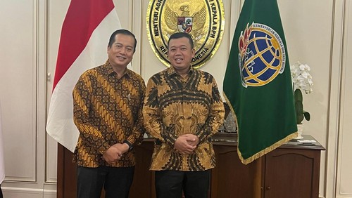Lalu Muhamad Iqbal menemui Menteri temui Menteri ATR/BPN Nusron, Kamis (12/12/2024).