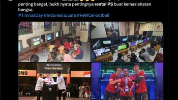 Anak Rental PS Nih Bos jadi juara dunia... Foto: X.com