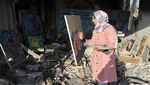 Pelukis Palestina Ajak Anak Gaza Berkarya di Tengah Konflik