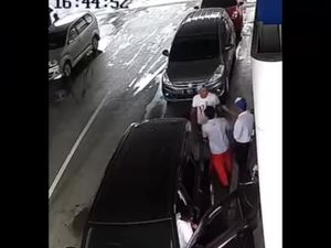 Geger Aksi Arogan Pengemudi Avanza Jotos Petugas SPBU, Perkaranya Sepele