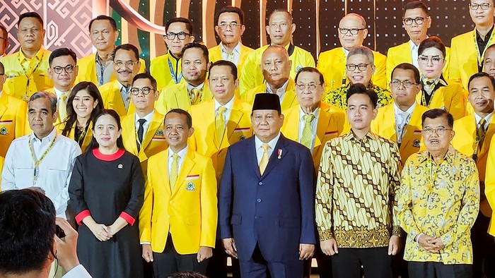 Prabowo hingga Bamsoet di Puncak Perayaan HUT Partai Golkar ke-60 Tahun