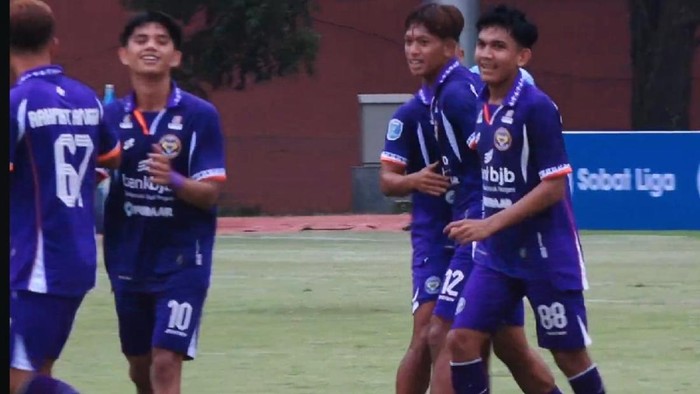 PSGC Ciamis usai menang lawan Perserang Serang.