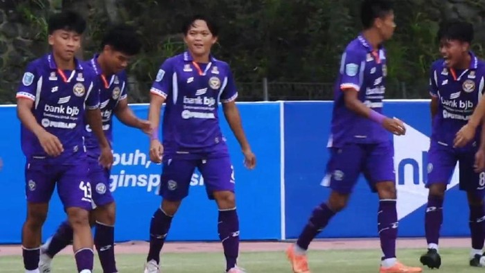 PSGC Ciamis usai menang lawan Perserang Serang.