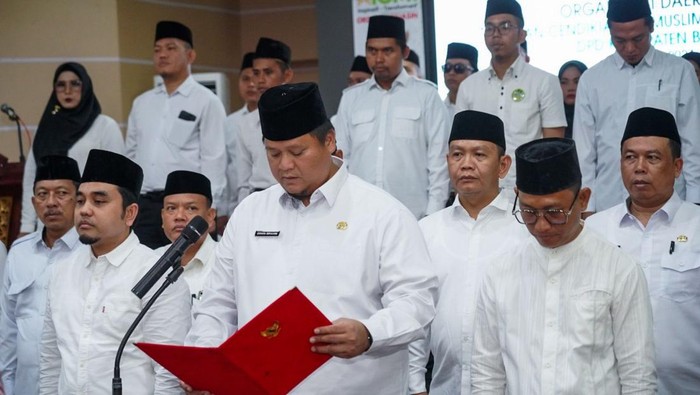 Sekda Banyuasin Erwin Ibrahim dilantik jadi Ketua ICMI  Orda Banyuasin periode 2024-2029.
