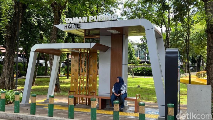 Wajah baru halte-halte di Jakarta. (detikcom)