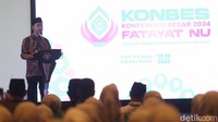 Dalam acara itu Wakil Presiden Gibran Rakabuming Raka mengatakan ibu-ibu memiliki peran penting dalam program Makan Bergizi Gratis. Gibran mengatakan para ibu mendukung program tersebut.