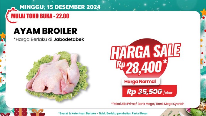 Ayam Broiler Murah Meriah di Transmart Full Day Sale
