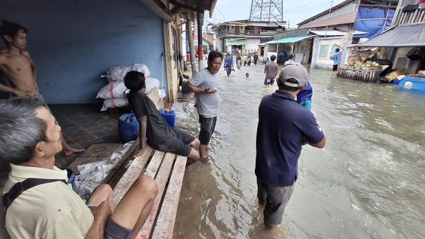 Banjir rob di Muara Angke, Jakarta Utara